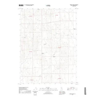 2018 Map of Ninemile Summit, 2018 Print