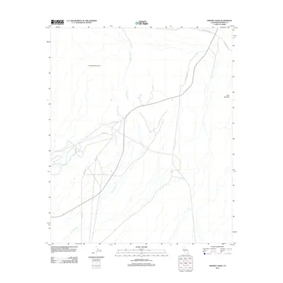 2012 Map of Ninemile Wash, 2012 Print
