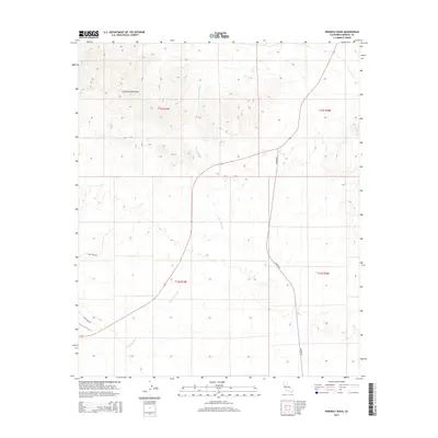 2015 Map of Ninemile Wash, 2015 Print