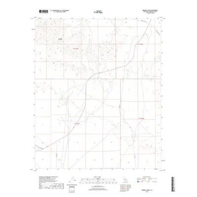 2018 Map of Ninemile Wash, 2018 Print