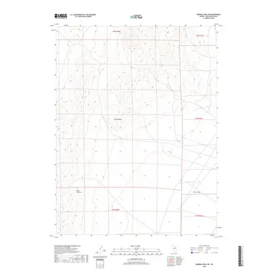 2018 Map of Ninemile Well NW, 2018 Print