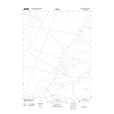 2012 Map of Ninemile Well, 2012 Print
