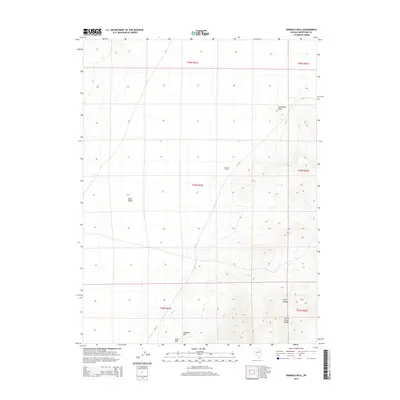 2014 Map of Ninemile Well, 2014 Print