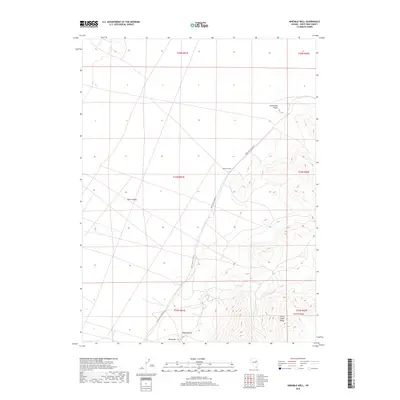 2018 Map of Ninemile Well, 2018 Print
