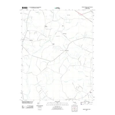 2011 Map of Ninepin Branch, 2011 Print