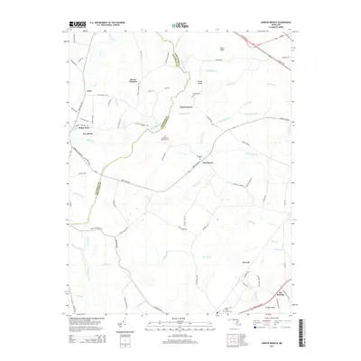 2014 Map of Ninepin Branch, 2014 Print