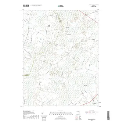 2019 Map of Ninepin Branch, 2019 Print