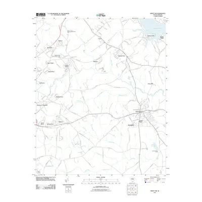 2011 Map of Ninety Six, 2011 Print