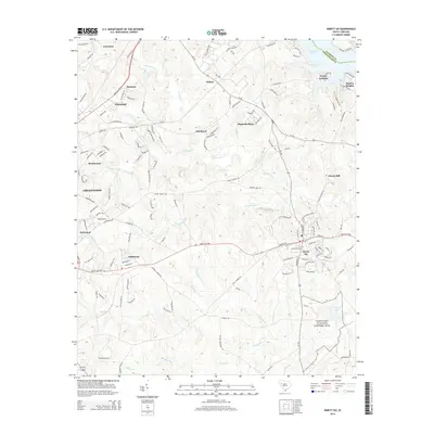 2014 Map of Ninety Six, 2014 Print