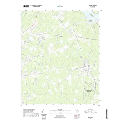 2020 Map of Ninety Six, 2020 Print