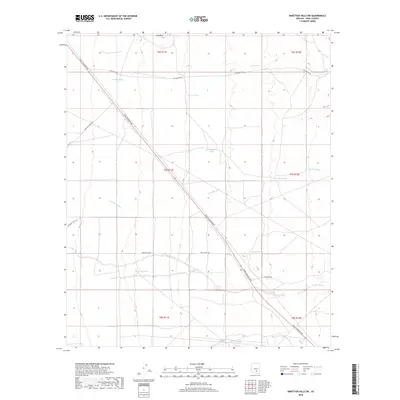 2018 Map of Ninetysix Hills SW, 2018 Print