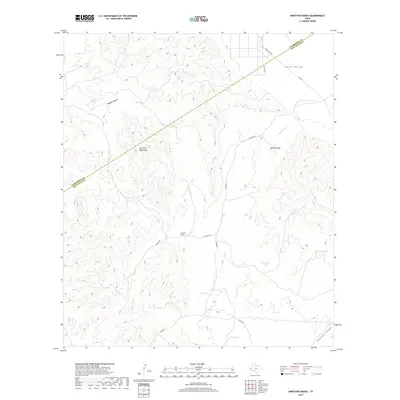 2019 Map of Ninetysix Ranch, 2019 Print