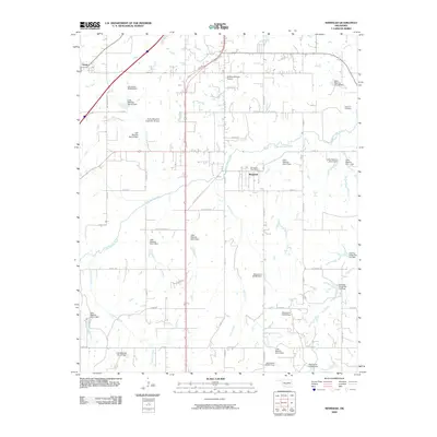 2009 Map of Ninnekah, 2009 Print