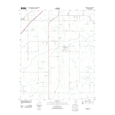 2012 Map of Ninnekah, 2012 Print