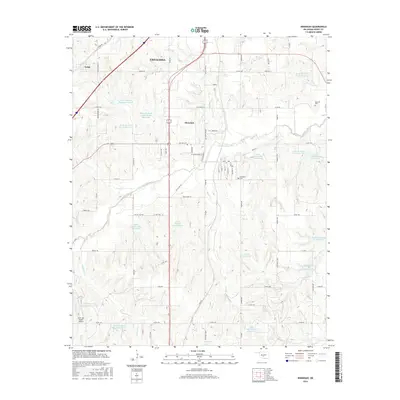 2016 Map of Ninnekah, 2016 Print