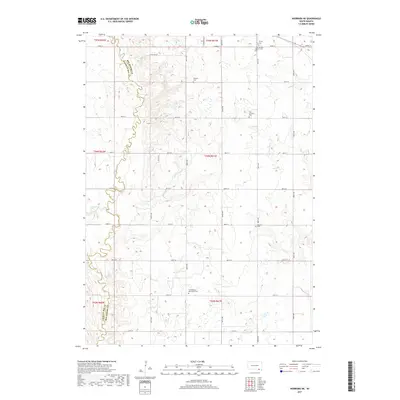 2017 Map of Niobrara NE, 2017 Print