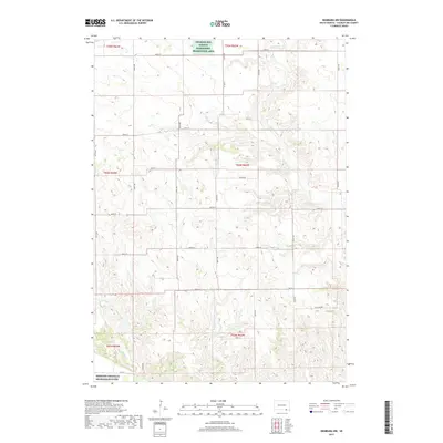 2017 Map of Niobrara NW, 2017 Print