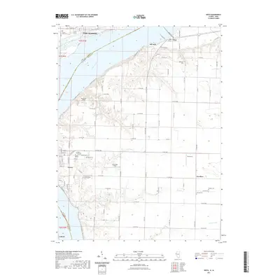 2021 Map of Niota, 2021 Print