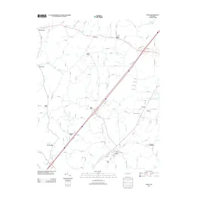 2013 Map of Niota, 2013 Print