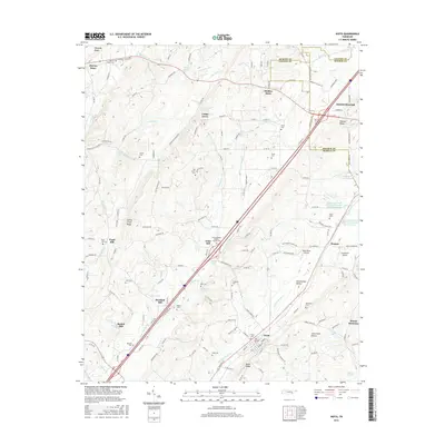 2016 Map of Niota, 2016 Print