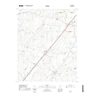 2019 Map of Niota, 2019 Print