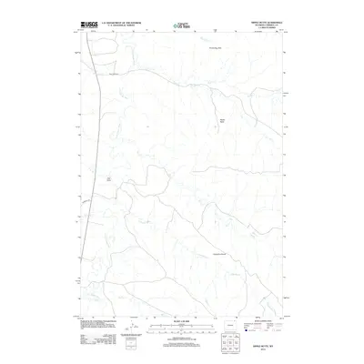 2012 Map of Nipple Butte, 2012 Print