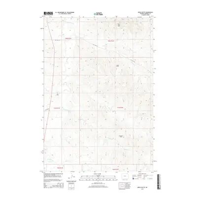 2015 Map of Nipple Butte, 2015 Print