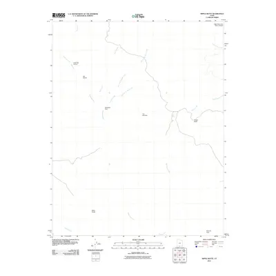2011 Map of Nipple Butte, 2011 Print