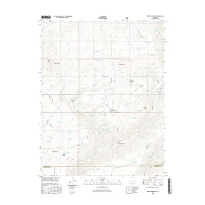 2016 Map of Nipple Mountain, 2016 Print