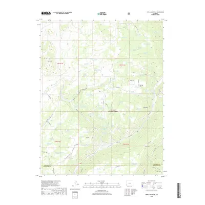 2019 Map of Nipple Mountain, 2019 Print