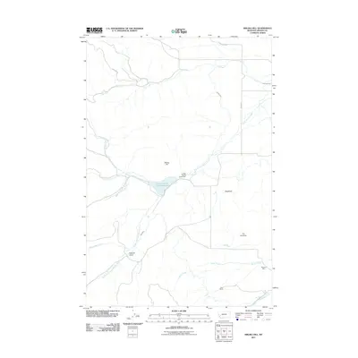 2011 Map of Nirling Hill, 2011 Print