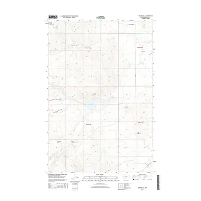 2014 Map of Nirling Hill, 2014 Print