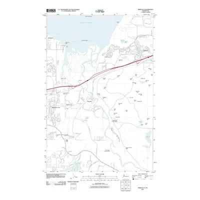 2011 Map of Nisqually, 2011 Print