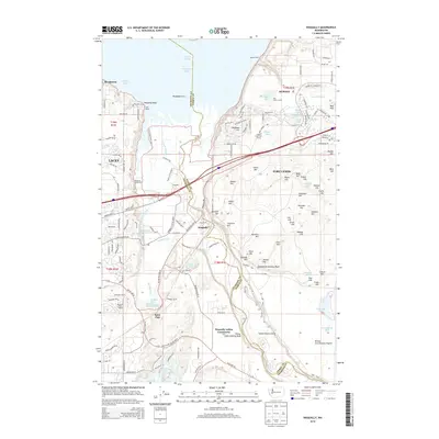 2014 Map of Nisqually, 2014 Print