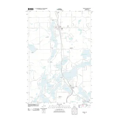2011 Map of Nisswa, 2011 Print