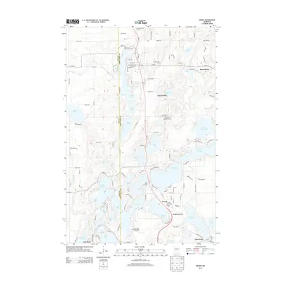 2013 Map of Nisswa, 2013 Print