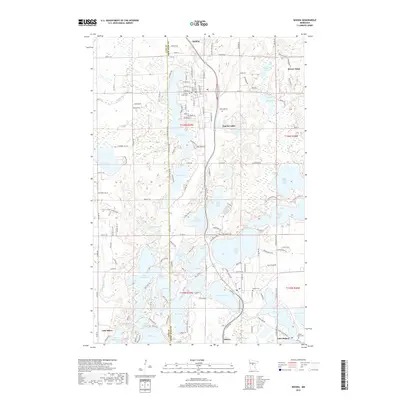 2019 Map of Nisswa, 2019 Print