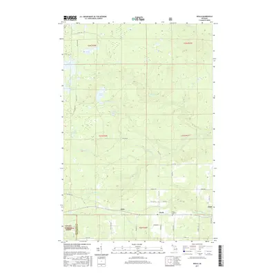 2017 Map of Nisula, 2017 Print