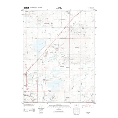2013 Map of Niwot, 2013 Print
