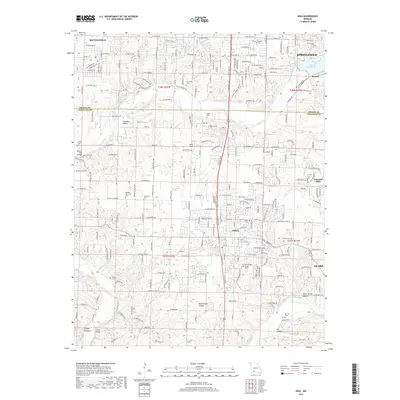 2017 Map of Nixa, 2017 Print