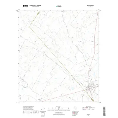 2019 Map of Nixon, 2019 Print