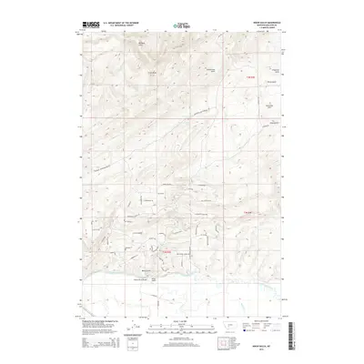 2014 Map of Nixon Gulch, 2014 Print