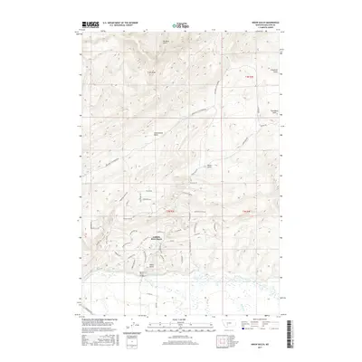2017 Map of Nixon Gulch, 2017 Print