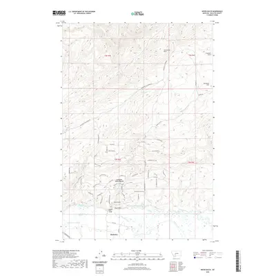 2020 Map of Nixon Gulch, 2020 Print