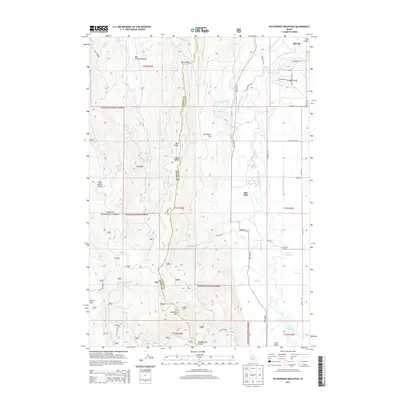 2013 Map of No Business Mountain, 2013 Print