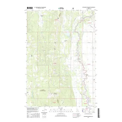 2017 Map of No Business Mountain, 2017 Print