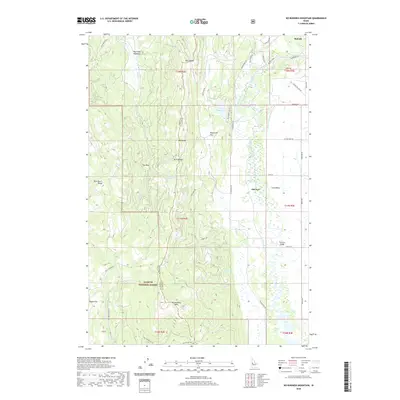 2020 Map of No Business Mountain, 2020 Print