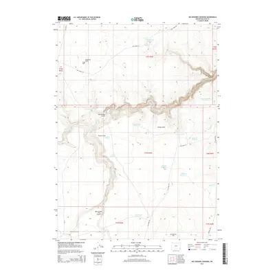 2014 Map of No Crossing Crossing, 2014 Print