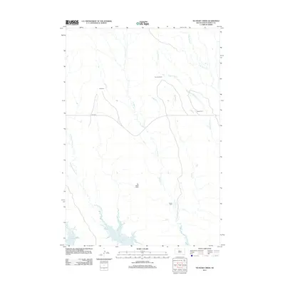 2012 Map of No Heart Creek, 2012 Print