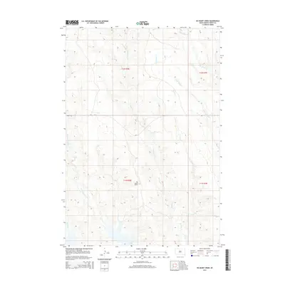 2015 Map of No Heart Creek, 2015 Print